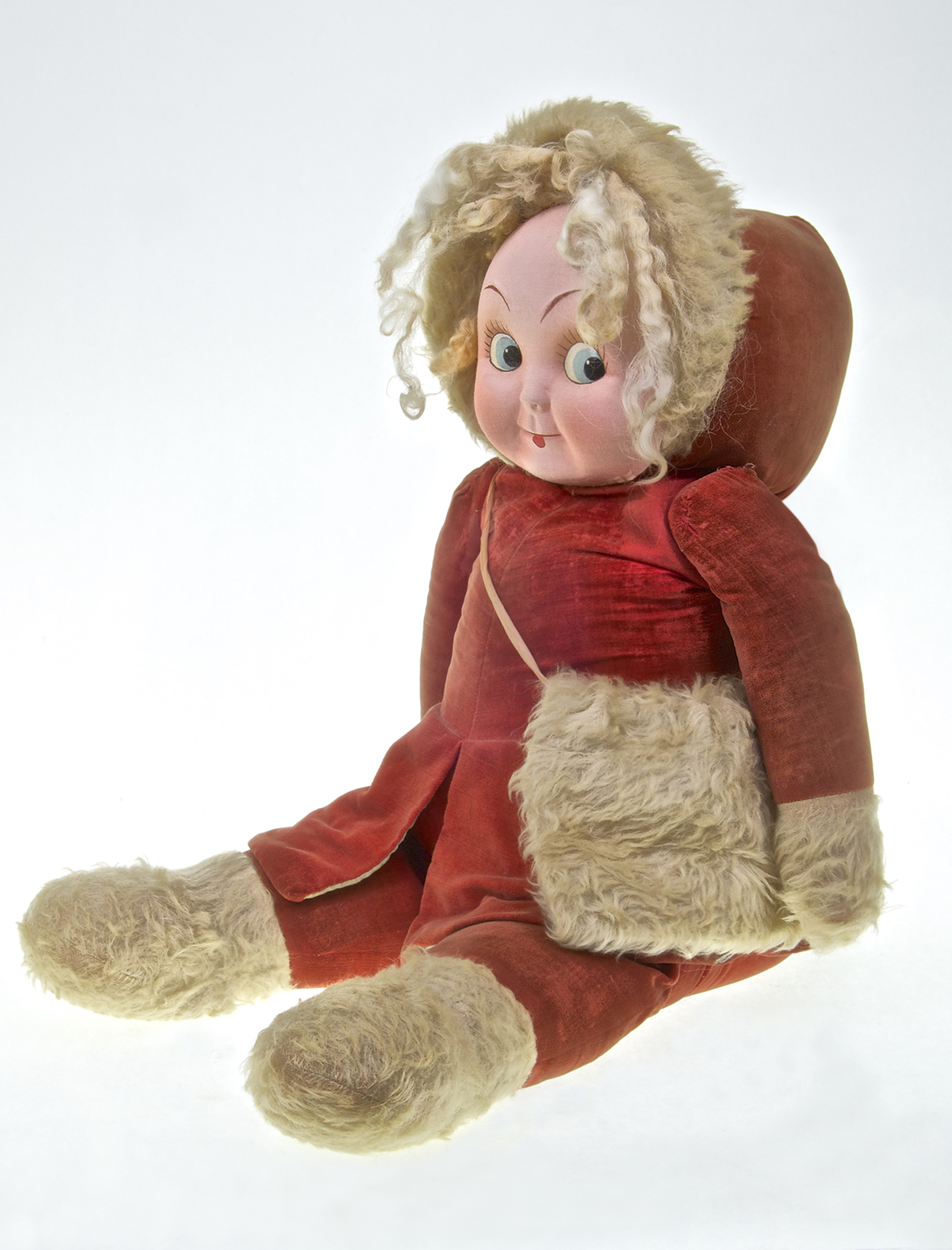 Vintage Stuffed Kewpie Doll